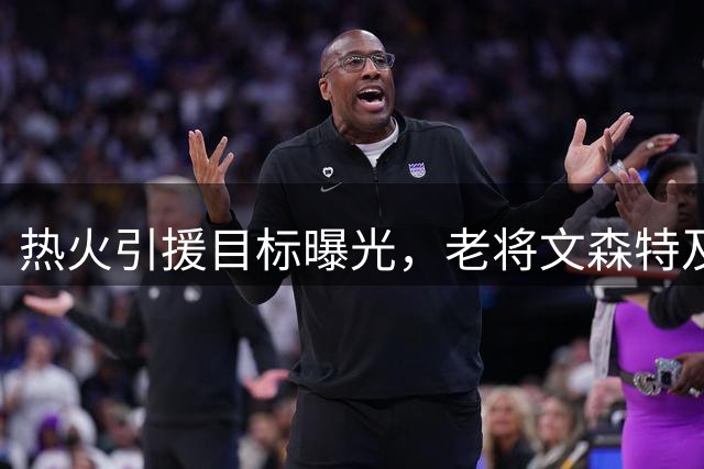 热火引援目标曝光，老将文森特及约翰逊在列